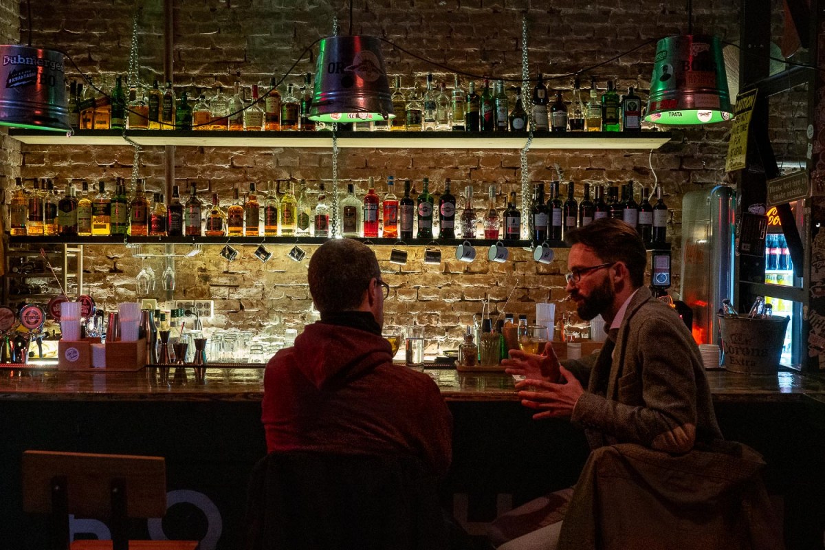 Cocktail bar, Minsk, Belarus.