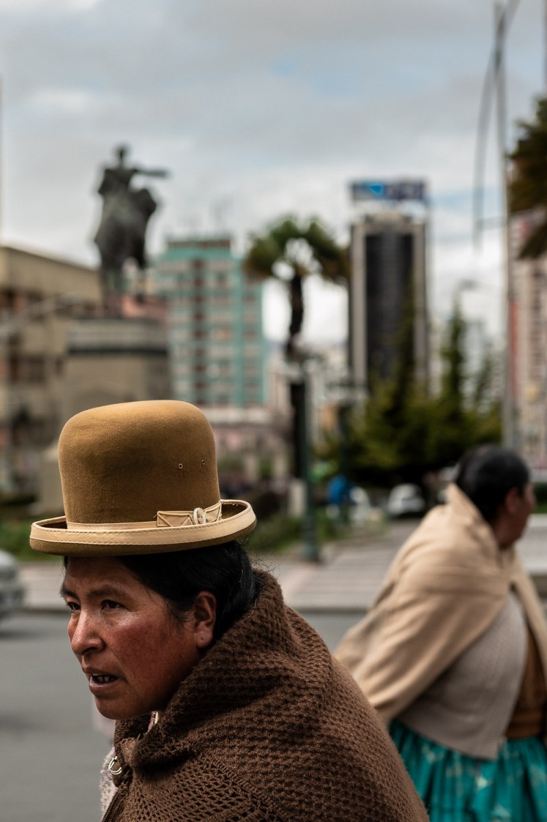 People crossing, La Paz, Bolivia.
