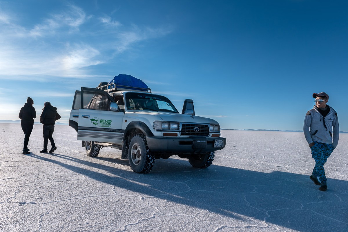Camp site, Salar de Uyuni, Bolivia.