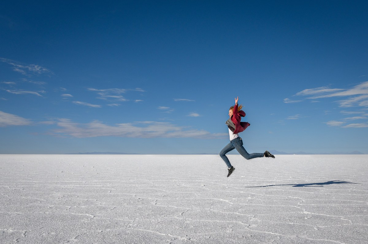 Flying high, Salar de Uyuni, Bolivia.