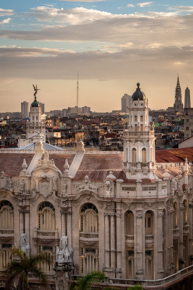 Skyline from the Mazana hotel rooftop, Havana, Cuba.