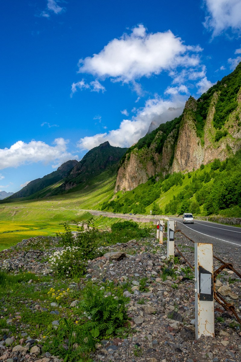 Georgian Military Road, Kazbegi, Georgia.