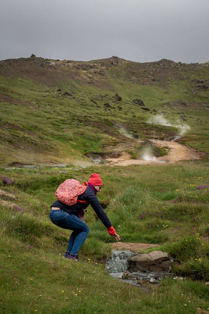 Hot springs, Hveragerdi, Iceland.