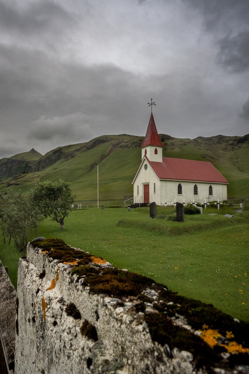 Reyniskirkja church, Reynisfjara, Iceland.
