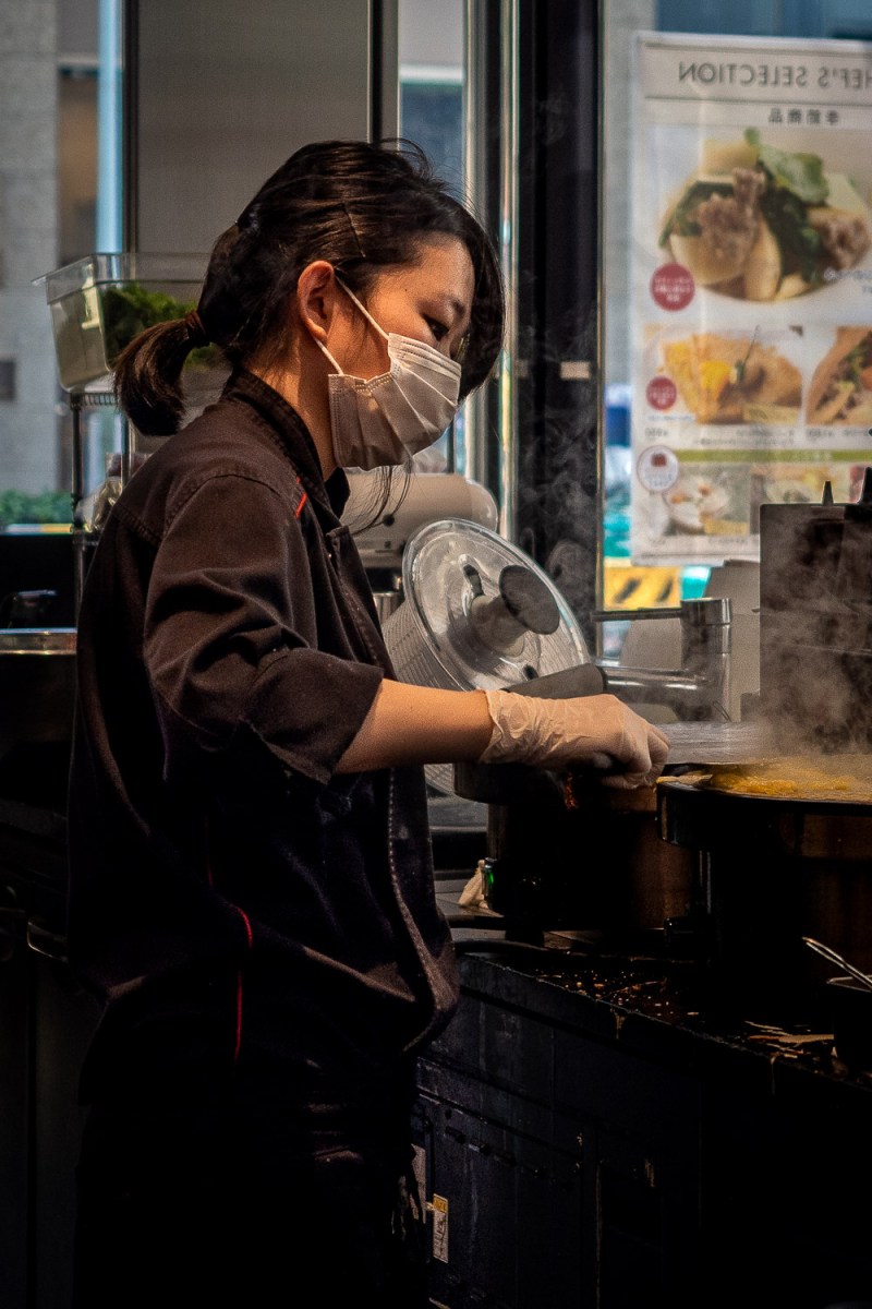 Food made with clinical precision, Kyoto, Japan.