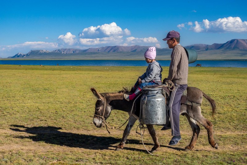 Song-Kul Lake, Kyrgyzstan.