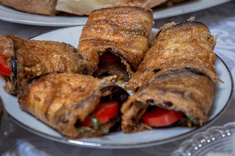 Traditional food, Song Kul-Lake, Kyrgyzstan.