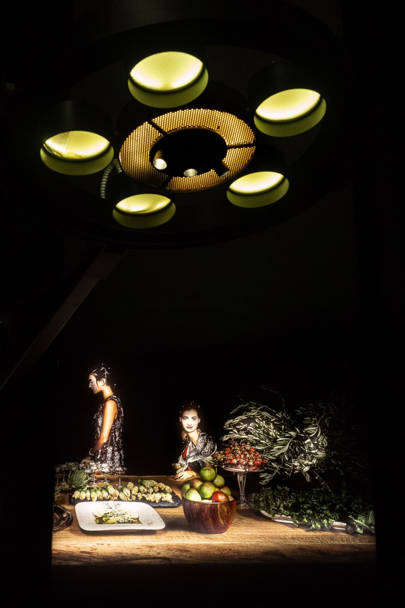 Interior design at a downtown restaurant, Beirut, Lebabon.