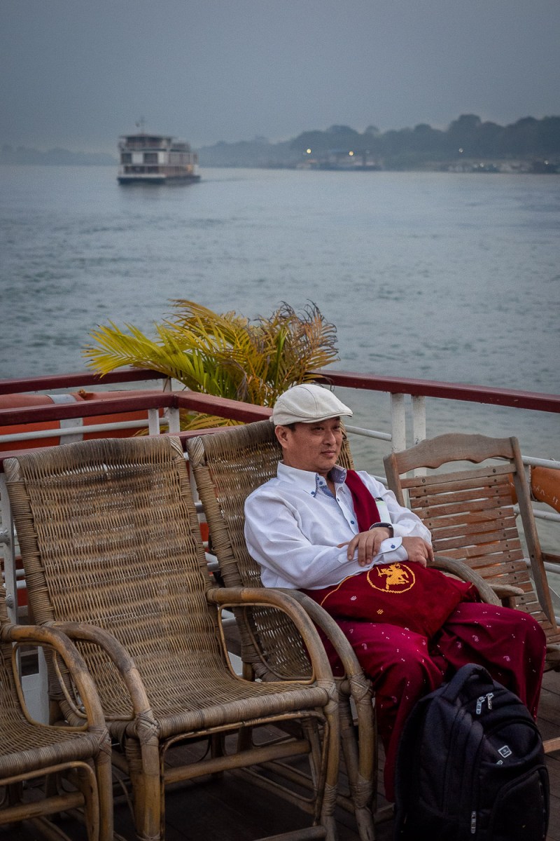 Irrawaddy River, Mandalay, Myanmar.