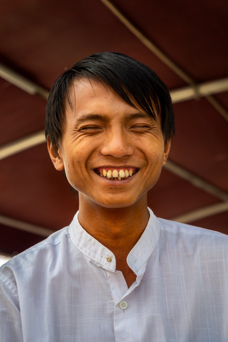 Crew member, Irrawaddy River, Myanmar.