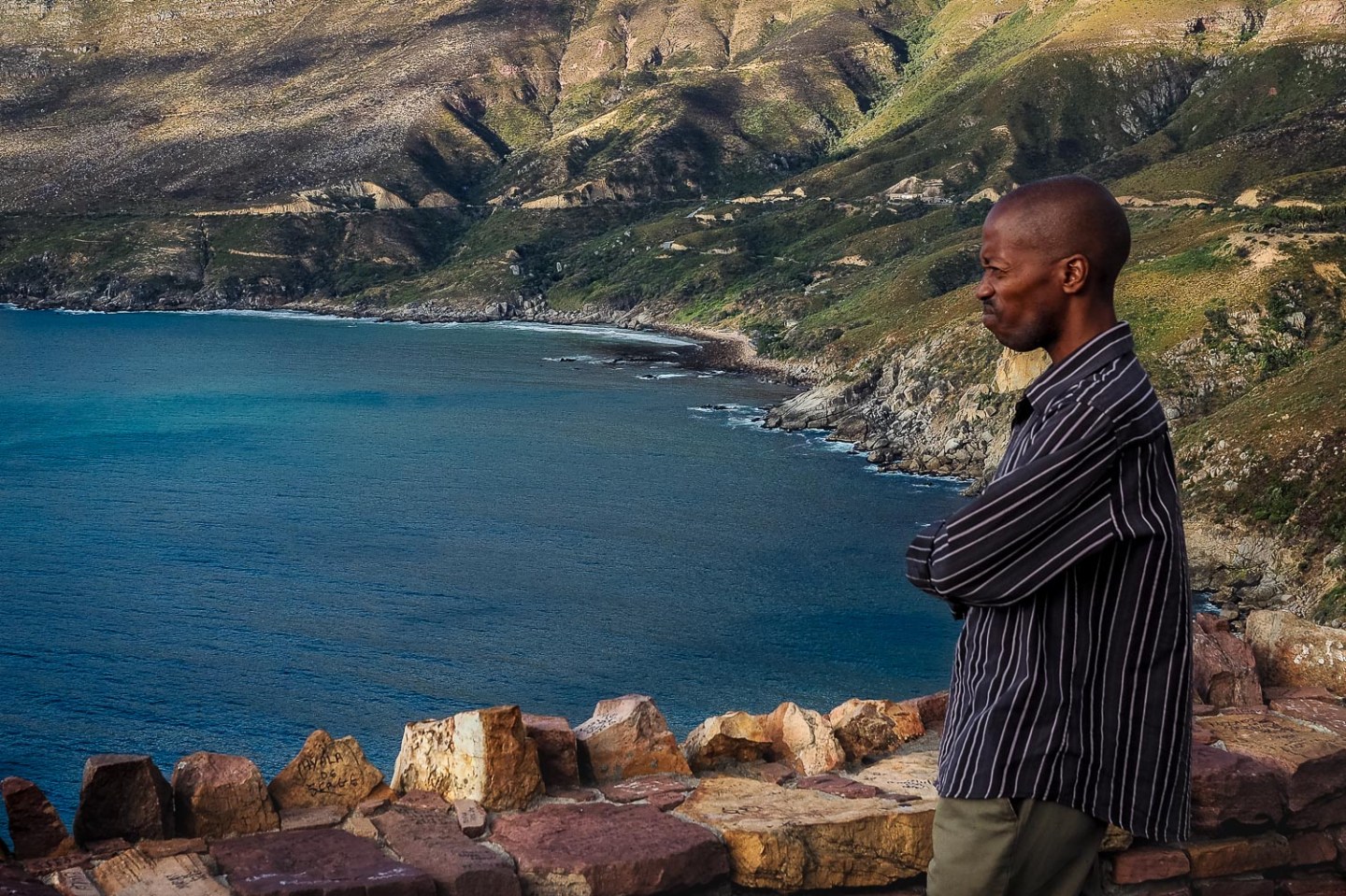 Mesmerizing scenery at Chapman’s Peak, South Africa.