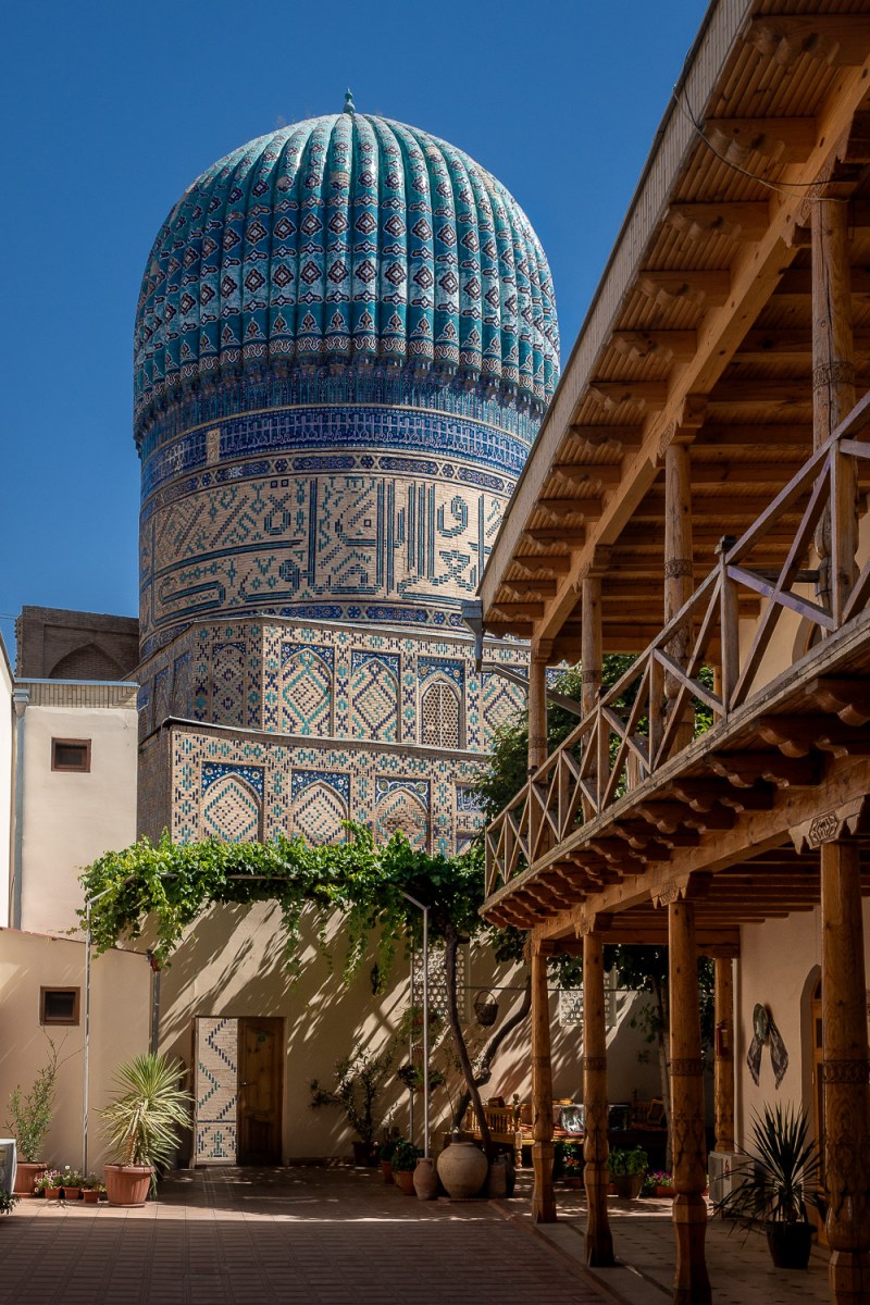 Bibikhanum Hotel, Samarkand, Uzbekistan.