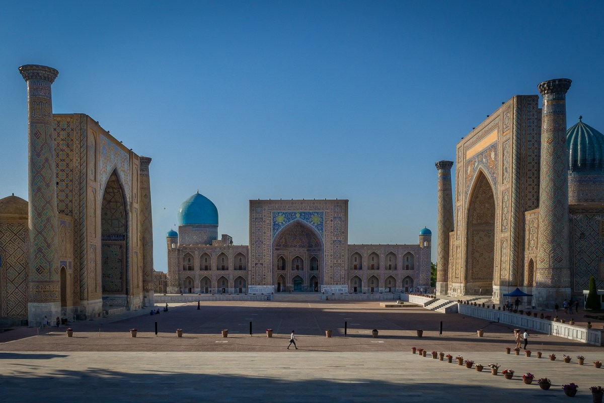 Registan Square, Samarkand, Uzbekistan.