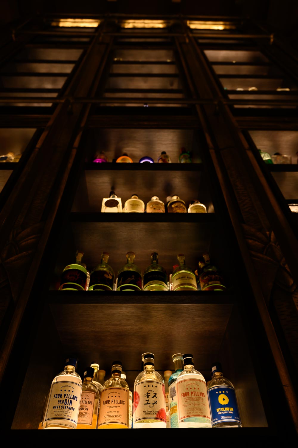 Travelgrapher.com-Inspire-Singapore-Parkview-Square-Atlas-Bar-Gin-Bar-Bottles